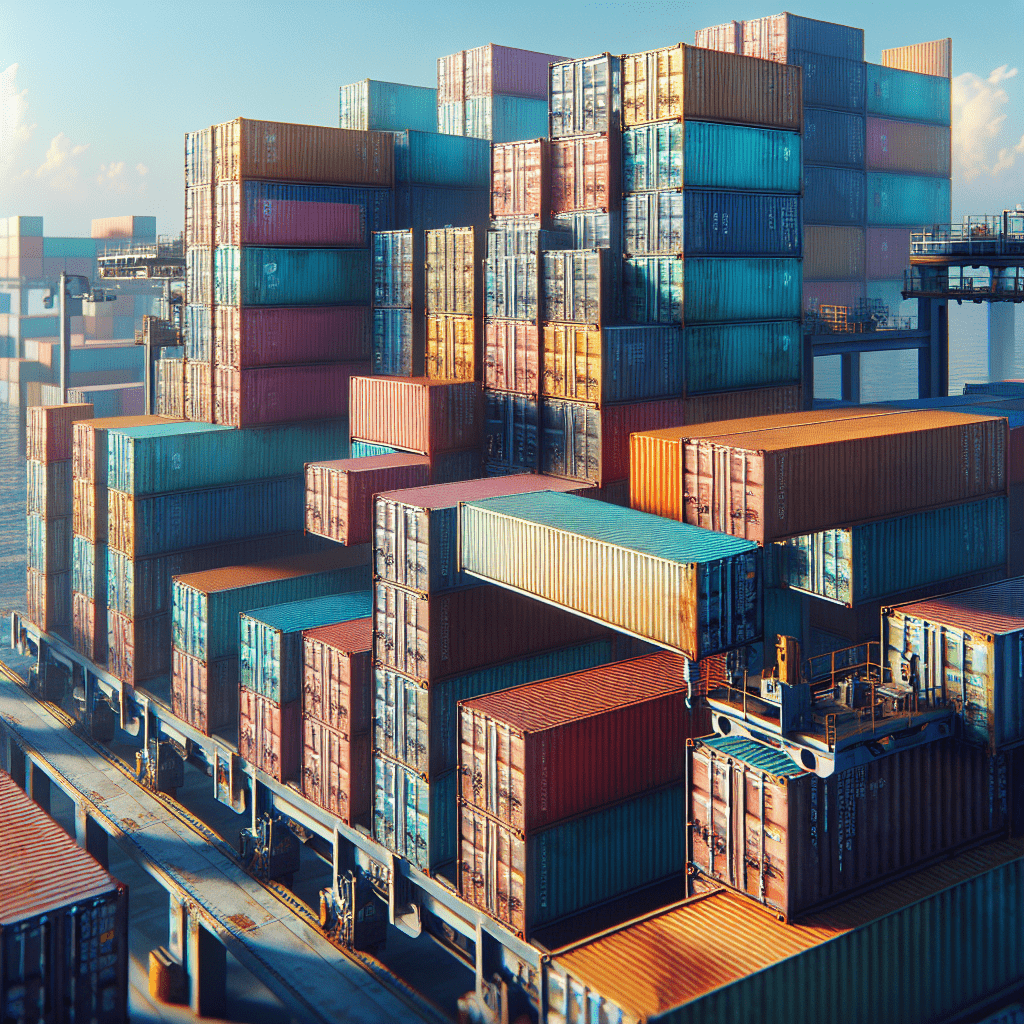 контейнеры в порту